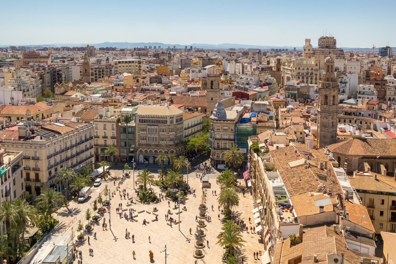 Centrum af Valencia