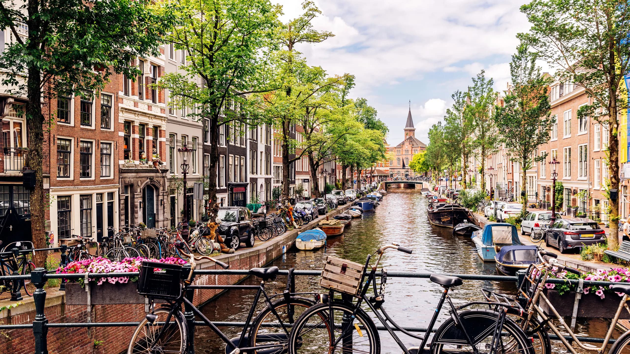 Kanalerne i centrum af Amsterdam