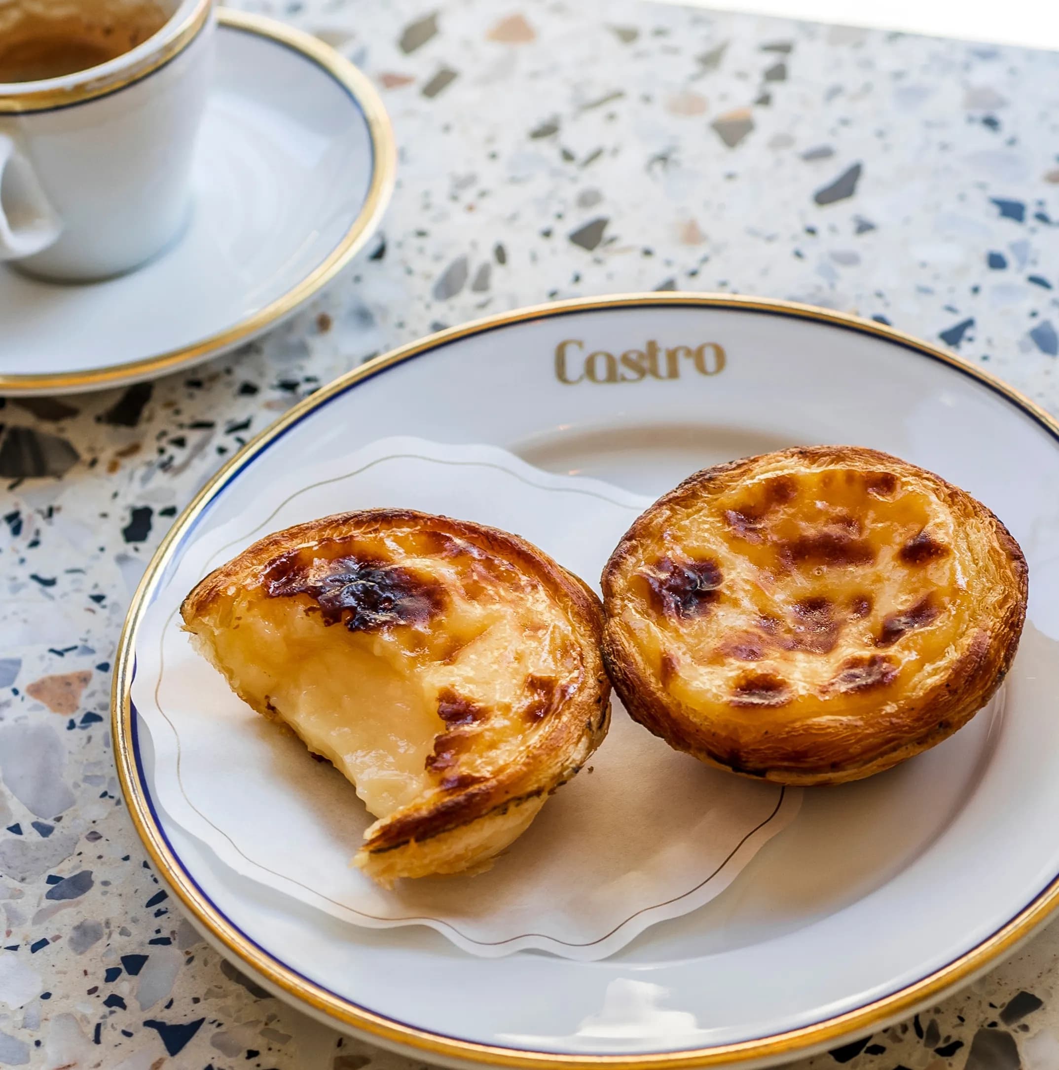Pastel de Nata serveret i Lissabon