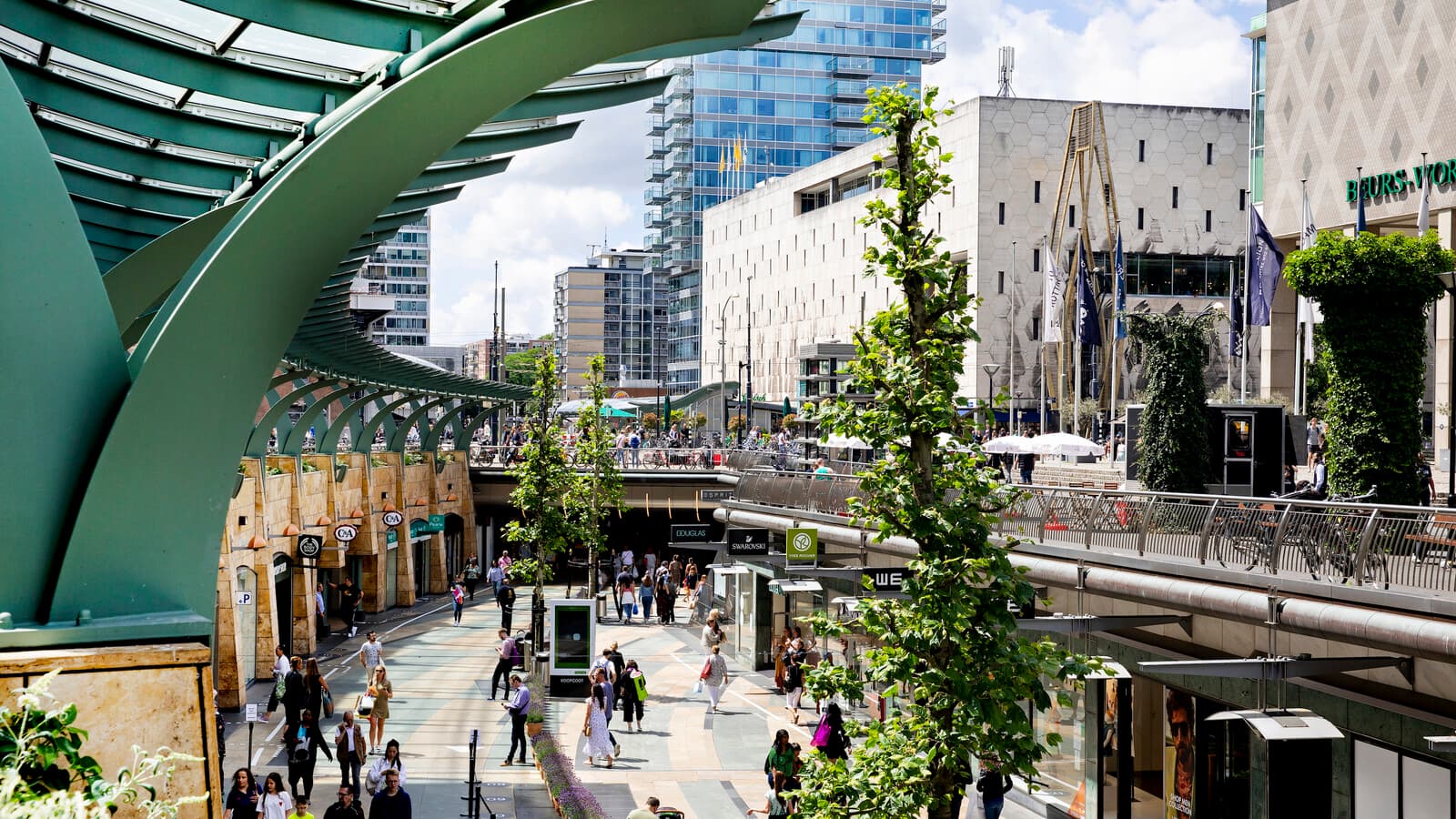 Centrum af Rotterdam by