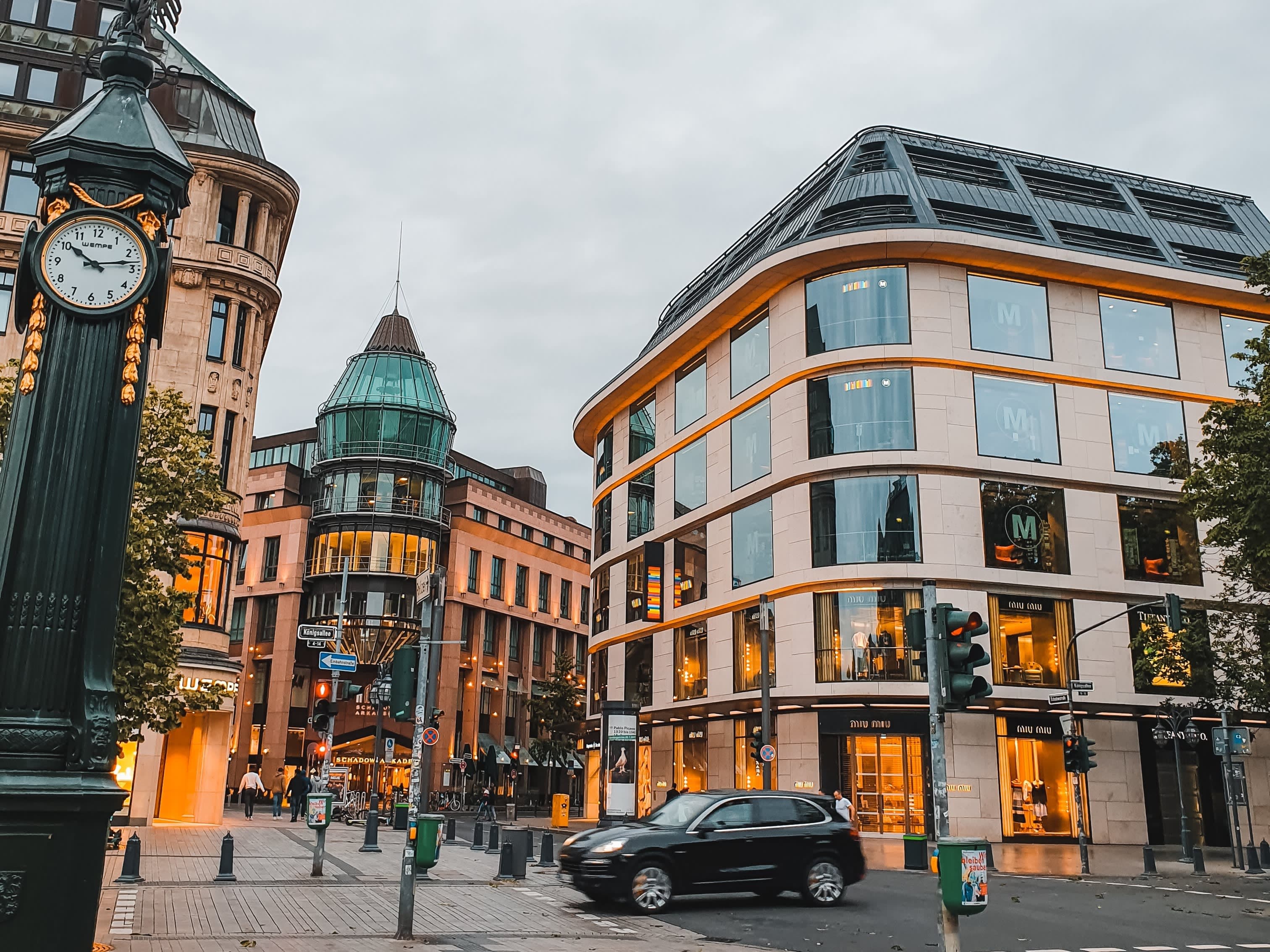 Centrum af Dusseldorf