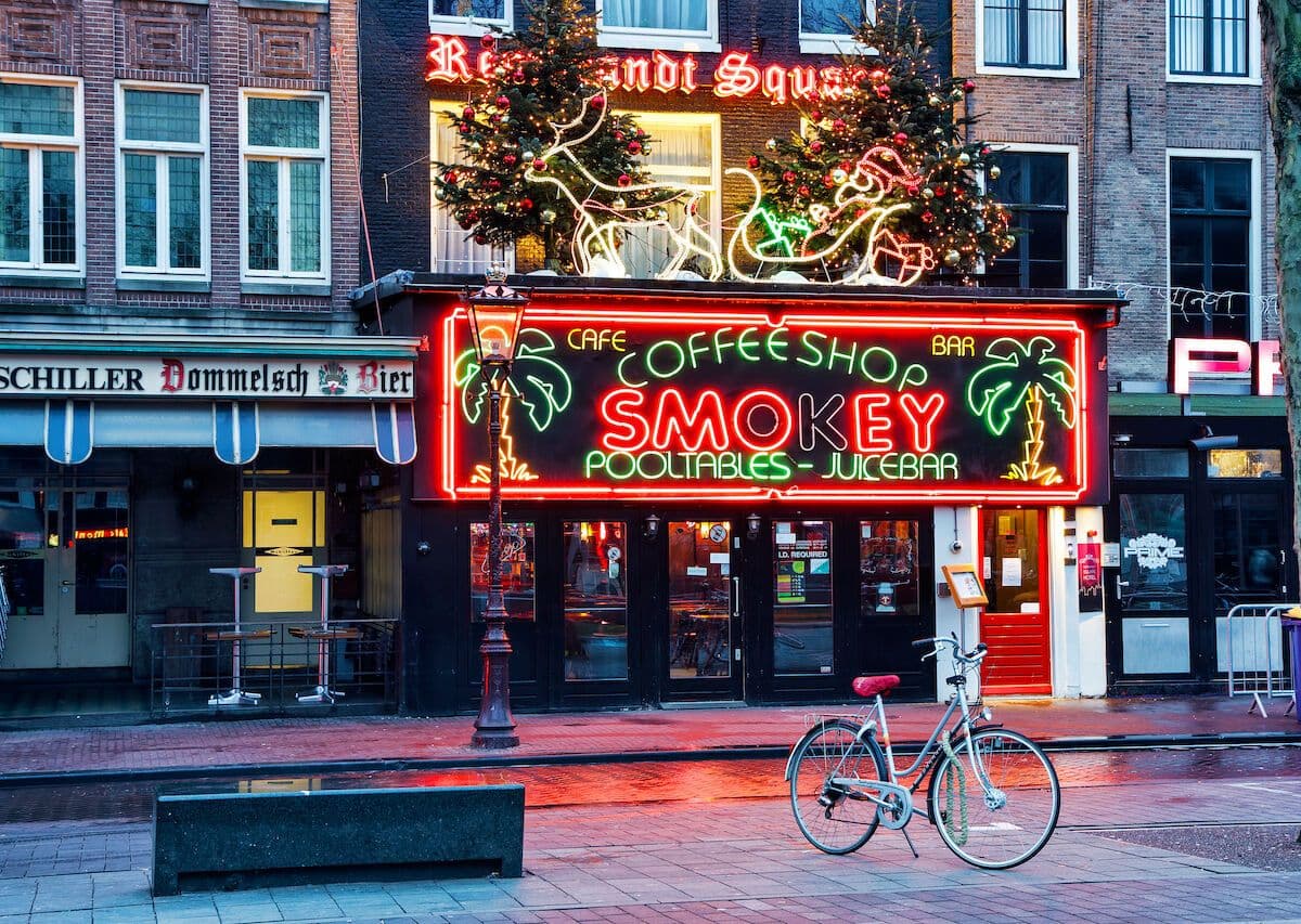 Coffeeshop i Amsterdam