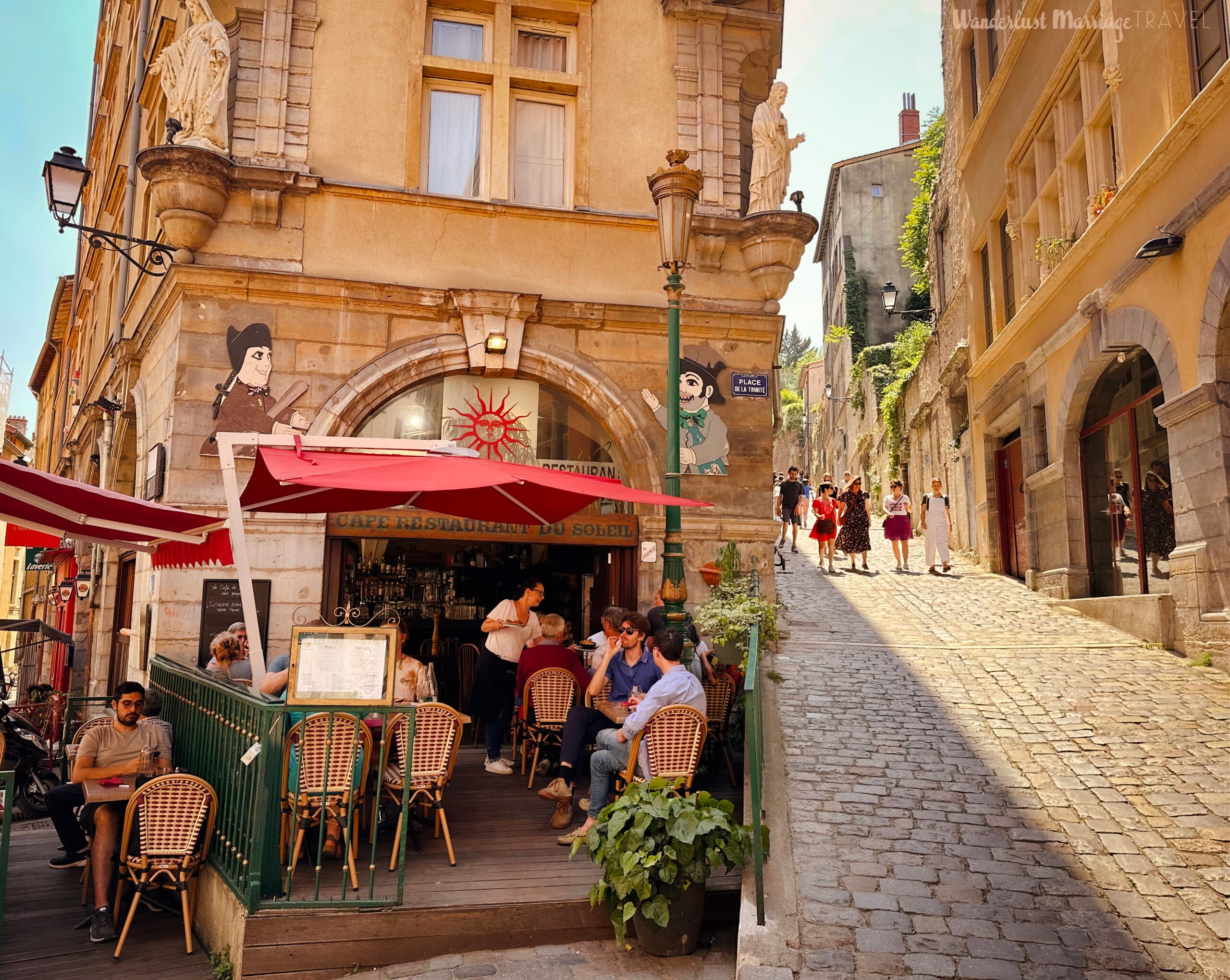 Hyggelig café i Lyon