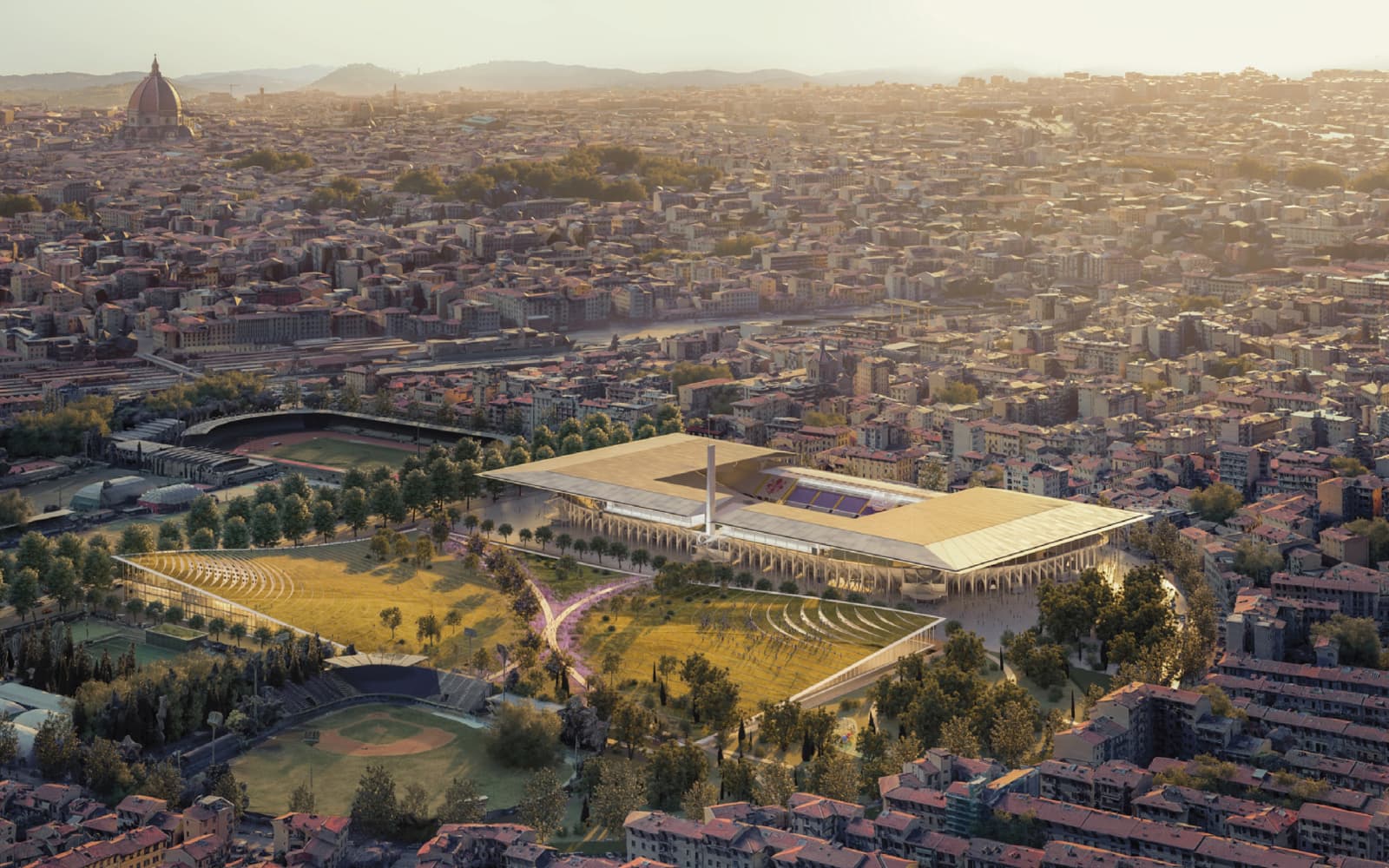 Den nya Stadio Artemio Franchi