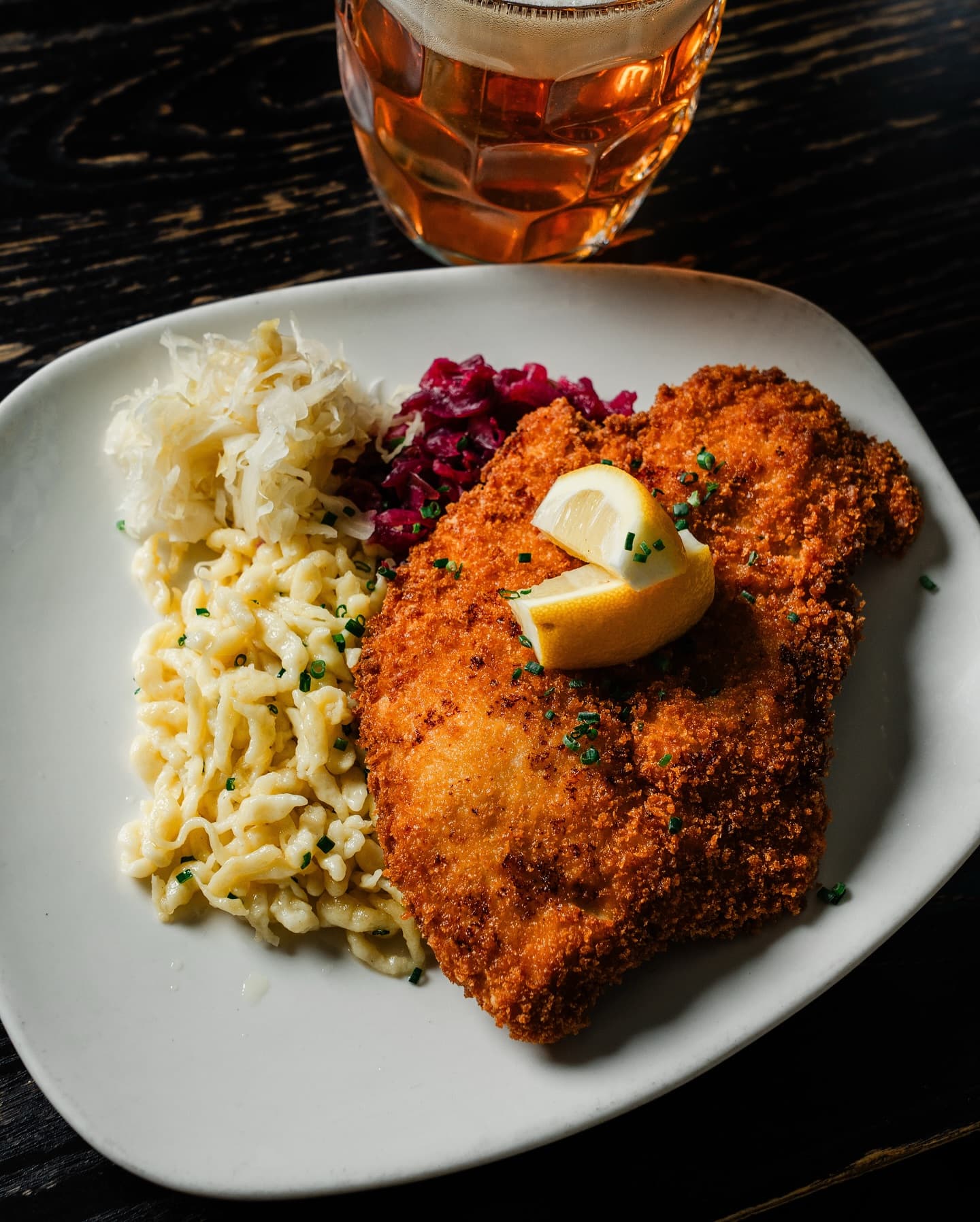 Schnitzel och öl i München