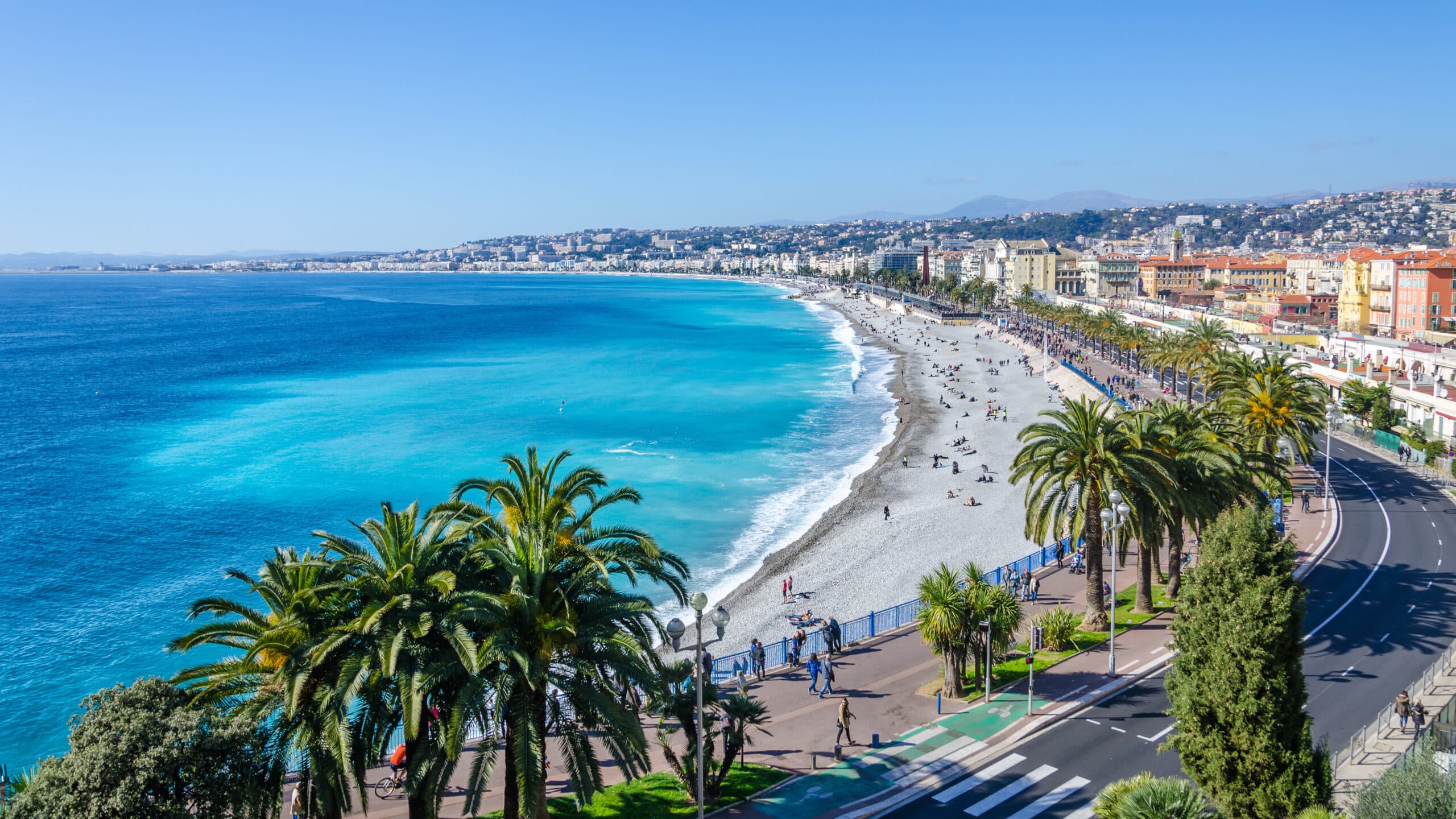 Strandpromenaden i Nice