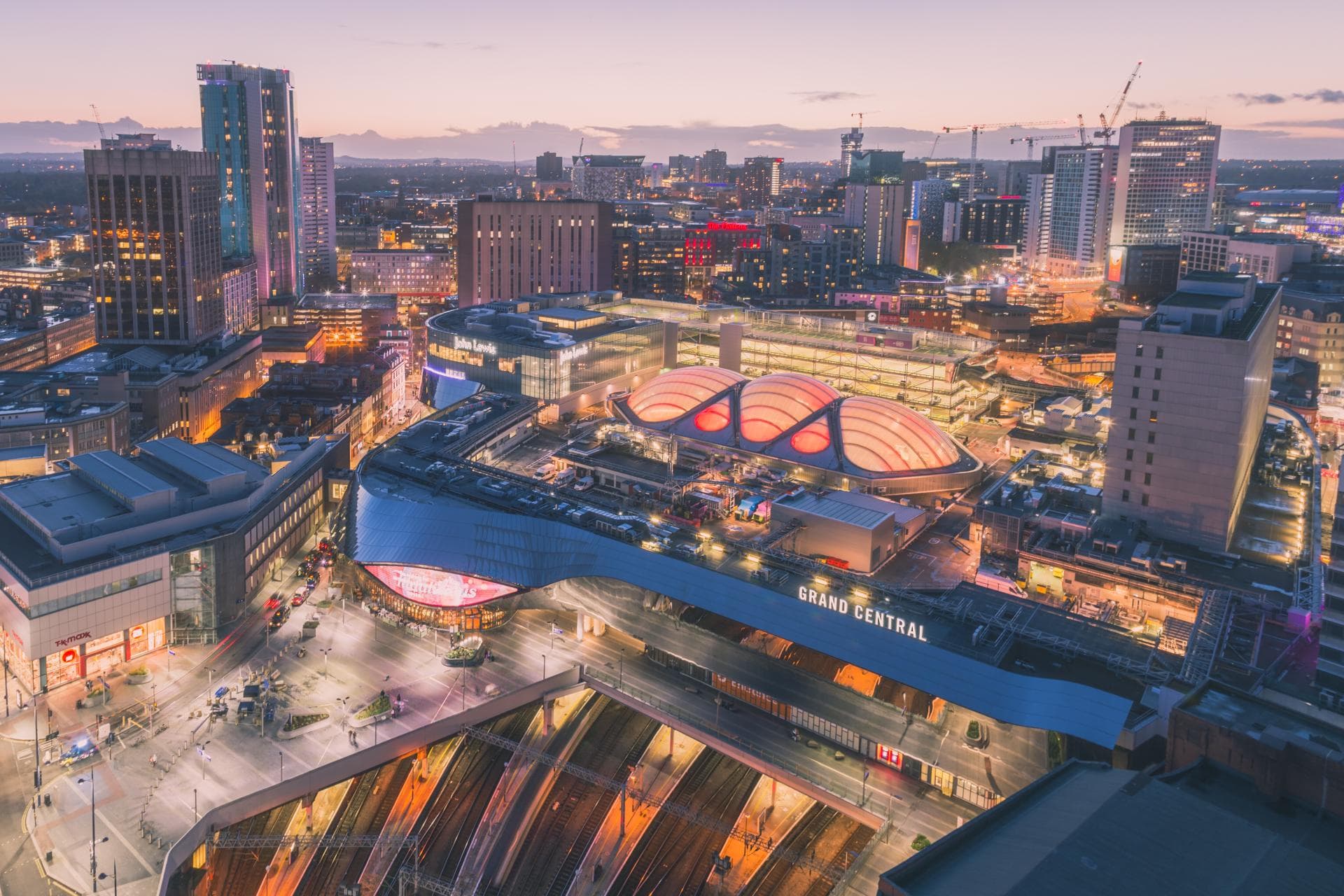 Birmingham sett uppifrån